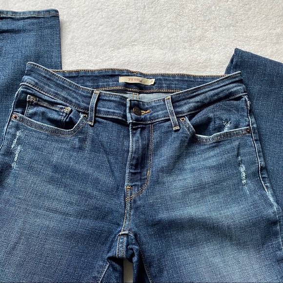 Levi's 711 Skinny Filiforme Mid Rise Women's Jeans - Picture 9 of 12